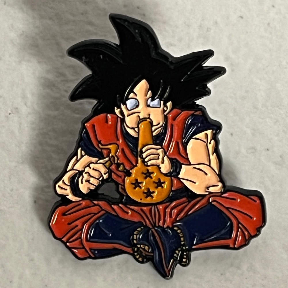 Dragonball Z Goku Smoke Pin 420 Hat Pins Streetwear Hats Caps